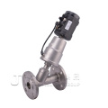 SIT plastic head air control pneumatic stainless steel angle seat valve